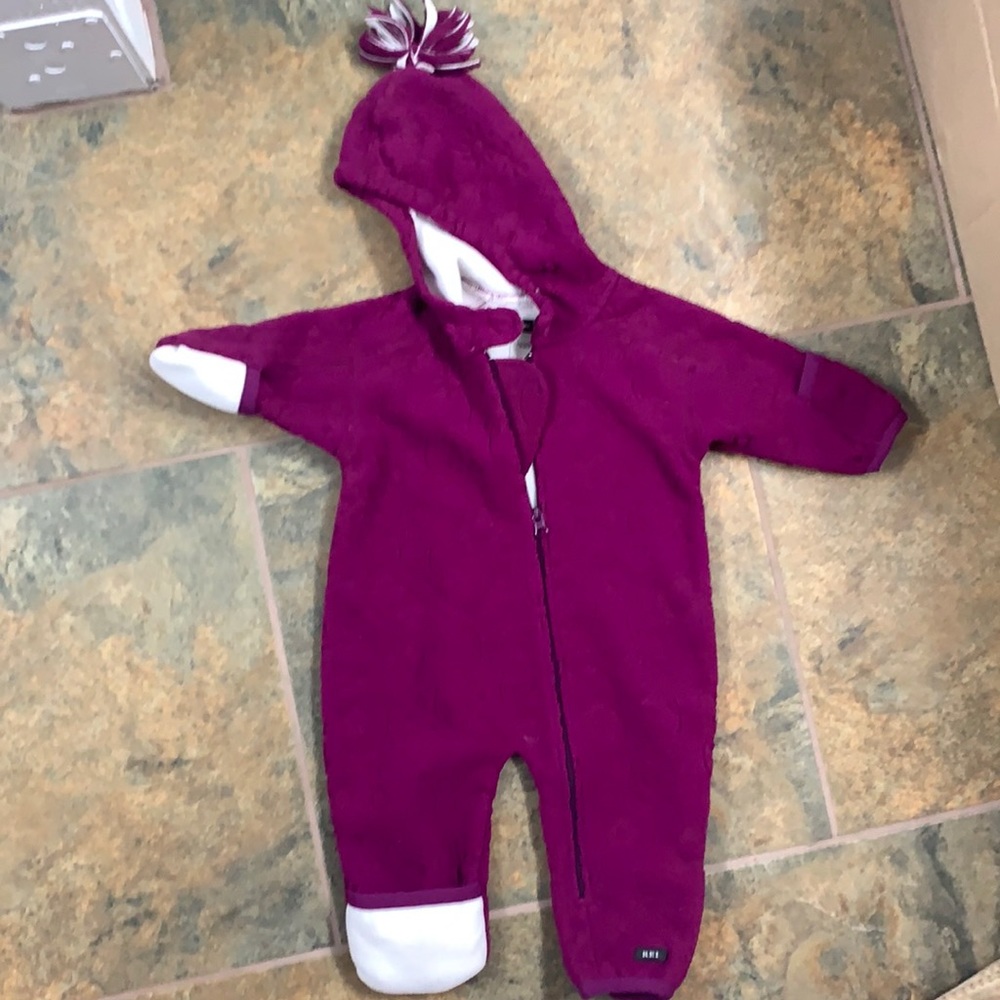 REI thick fleece bunting one piece